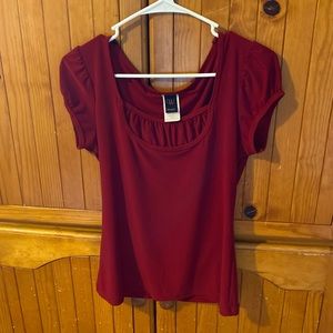Beautiful deep red blouse